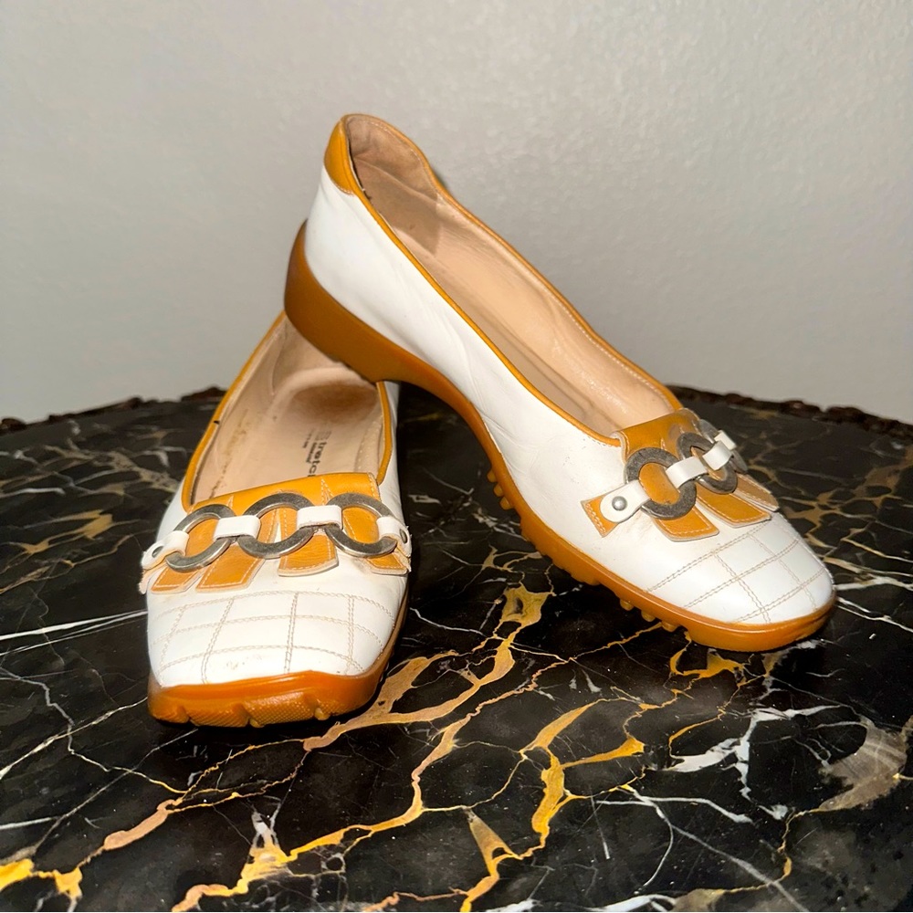 WALTER GENUIN SLIP ON WHITE JACKIE WHITE-BISQUE
